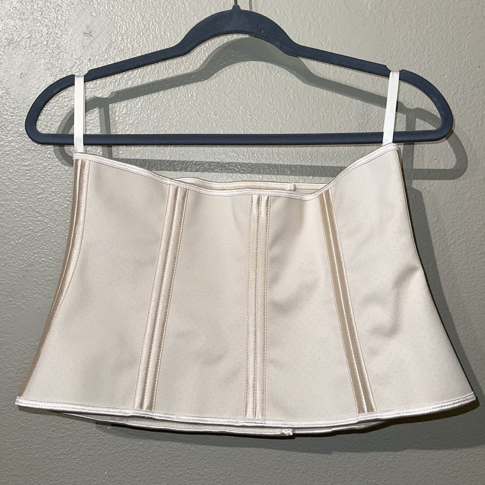 BurVogue Waist‎ Trainer Corset Belt Weight Loss Shapewear Cream Color Size XL